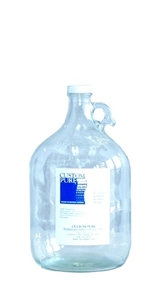 1 Gallon Glass Bottle Frosted (case of 4)