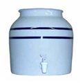 Blue Stripe Crock